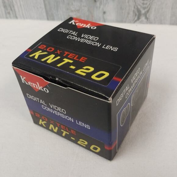 Vintage Kenko KNT-20 Digital Convertion Video Camera Lens w Stepping Ring - Picture 6 of 7